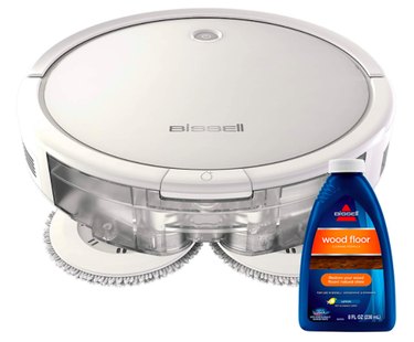 BISSELL SpinWave Hard Floor Expert Pet Robot, 2-in-1 Wet Mop and Dry Robot Vacuum