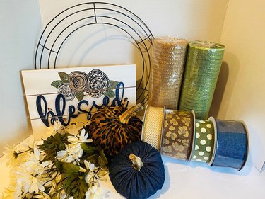 "Blessed" Country Wreath Kit