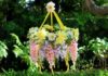 How to Make a Flower Chandelier