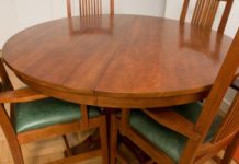 How to Attach Pedestal Legs to a Dining Table