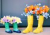 DIY Decorative Floral Rain Boots