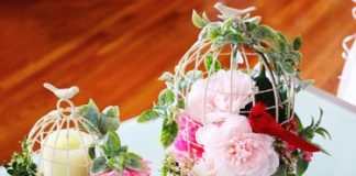 DIY Decorative Floral Bird Cage