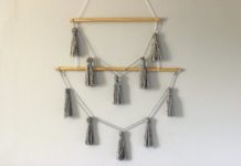 DIY Tassel Wall Hanging Decor