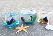 DIY Ocean Themed Candles