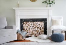 DIY Fireplace Cover Tutorial