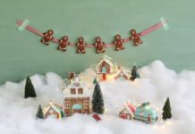Cinnamon Applesauce Gingerbread Garland Tutorial
