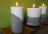 DIY Cement Candle Tutorial