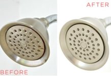 Easy Way to Clean Your Showerhead