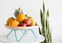 How to Make a Mid-Century Modern Inspired Fruit Basket
