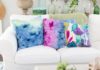 Try This Ice Dye Technique to Make Unique Pillows