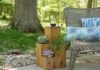 Double-Duty Design: How to Build a Side Table Atop a Small Garden