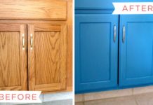 How to Paint a Bathroom Vanity Cabinet