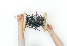 The Best Way to Wrap Up Christmas Lights