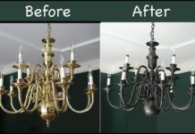 Redesign Your Chandelier: From Boring Brass to Beautiful Bronze