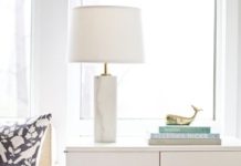 How to Make a DIY Marble Table Lamp From Marble Tiles