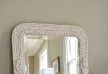 How to Use Ropes and Knots to Turn a Plain Mirror Into an Ornate Piece