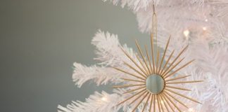 DIY Miniature Sunburst Mirror Ornaments