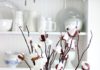 How to Make a Faux Cotton Branch Centerpiece