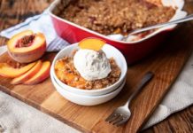 Homemade Peach Crisp Recipe