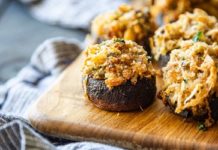 Garlic Parmesan Stuffed Mushrooms Recipe