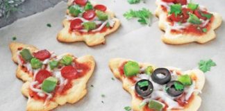 How to Make Mini Christmas Tree Pizzas