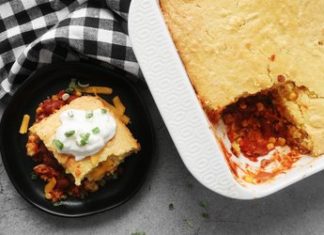 Cornbread Chili Pie Casserole Recipe