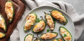Cheesy Chicken Stuffed Jalapeños Recipe