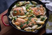 Lemon Artichoke Skillet Chicken Recipe