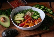 Chicken Cauliflower Taco Bowl Recipe