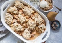 Spiced Pear Cobbler Recipe