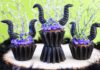DIY Maleficent-Inspired Cupcakes