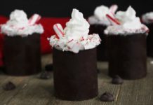 How to Make Chocolate Candy Cane Shot Glasses
