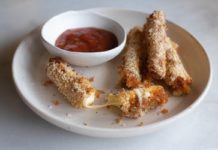Cornmeal Mozzarella Sticks Recipe
