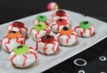 DIY Mini Donut Eyeballs