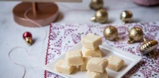 Eggnog White Chocolate Fudge Recipe