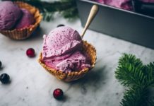 No-Churn Cranberry Ice Cream Recipe