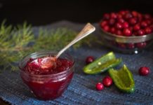 Homemade Cranberry Pepper Jam Recipe