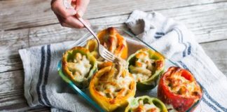 Philly Chicken Stuffed Peppers Recipe
