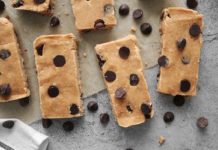 Chocolate Chip Cookie Dough Protein Bars