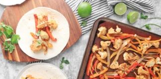 Sheet Pan Cauliflower Fajitas Recipe