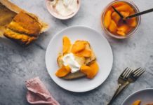 How to Make Wine Poached Peaches