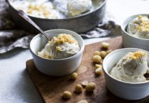 Homemade Macadamia Nut Ice Cream Recipe