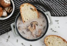 Vegan Cream of Mushroom Soup Recipe
