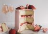 Sparkling Strawberry Rose Cake Recipe
