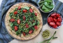 How to Make Vegan Spring Garden Pizza