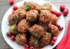 Baked Cranberry Meatballs