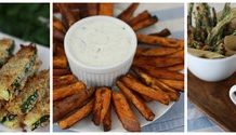 Healthy & Delicious Oven Baked Veggie Fries 3 Ways (Plus Dip!)